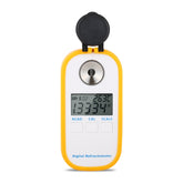 DR402 Digital Beer Refractometer Wort Hydrometer Brix 0-50% Concentration Meter Refractometer Electronic Wine Alcohol Tester, DR402